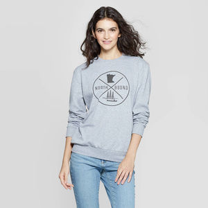 Long Sleeve Crewneck North Bound Graphic Sweatshir